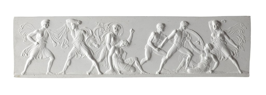 CASED SET OF PLASTER RELIEF PANELS OF THE PARTHENON FRIEZE