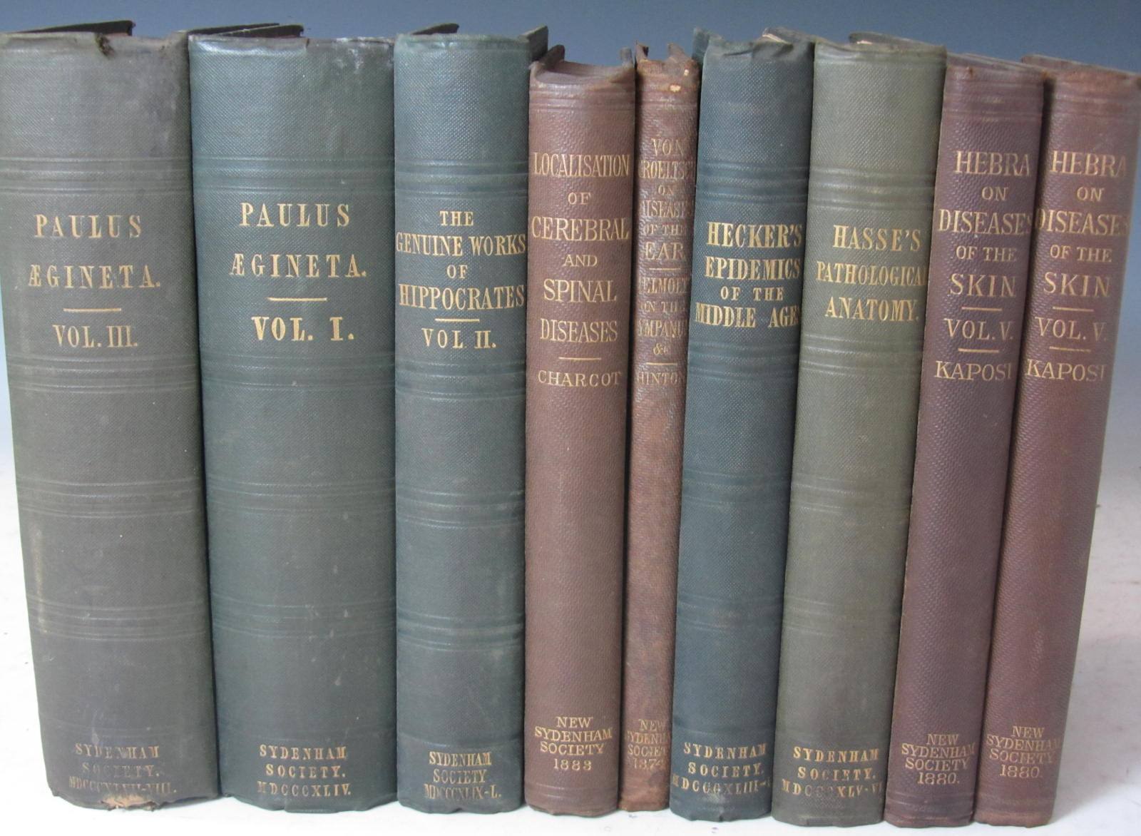 Medical tracts - The Sydenham Society and The New Sydenham Society, a large collection