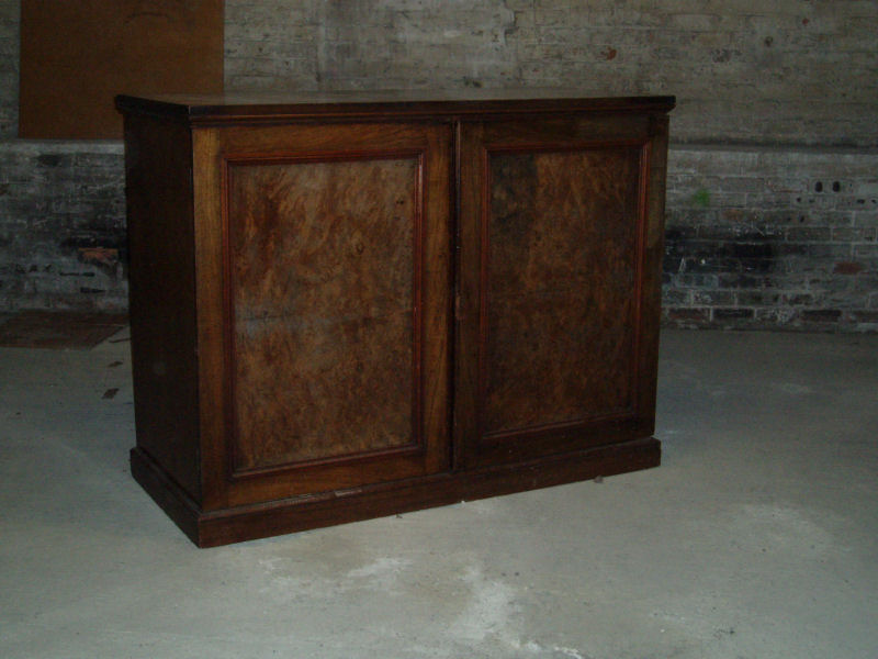 A Victorian mahogany gentleman's wardrobe