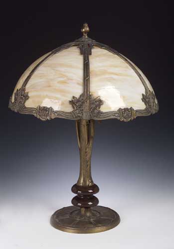 An Art Deco table lamp by Edward Miller and Company,