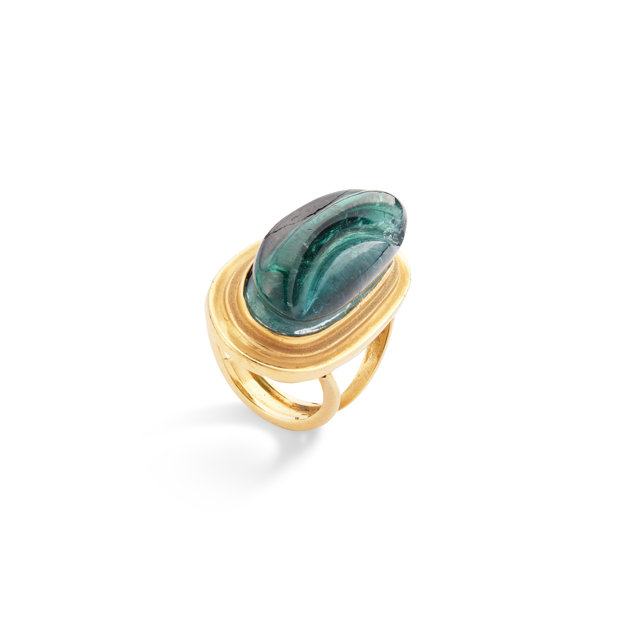 Burle Marx for Kim Poor: A green tourmaline ring