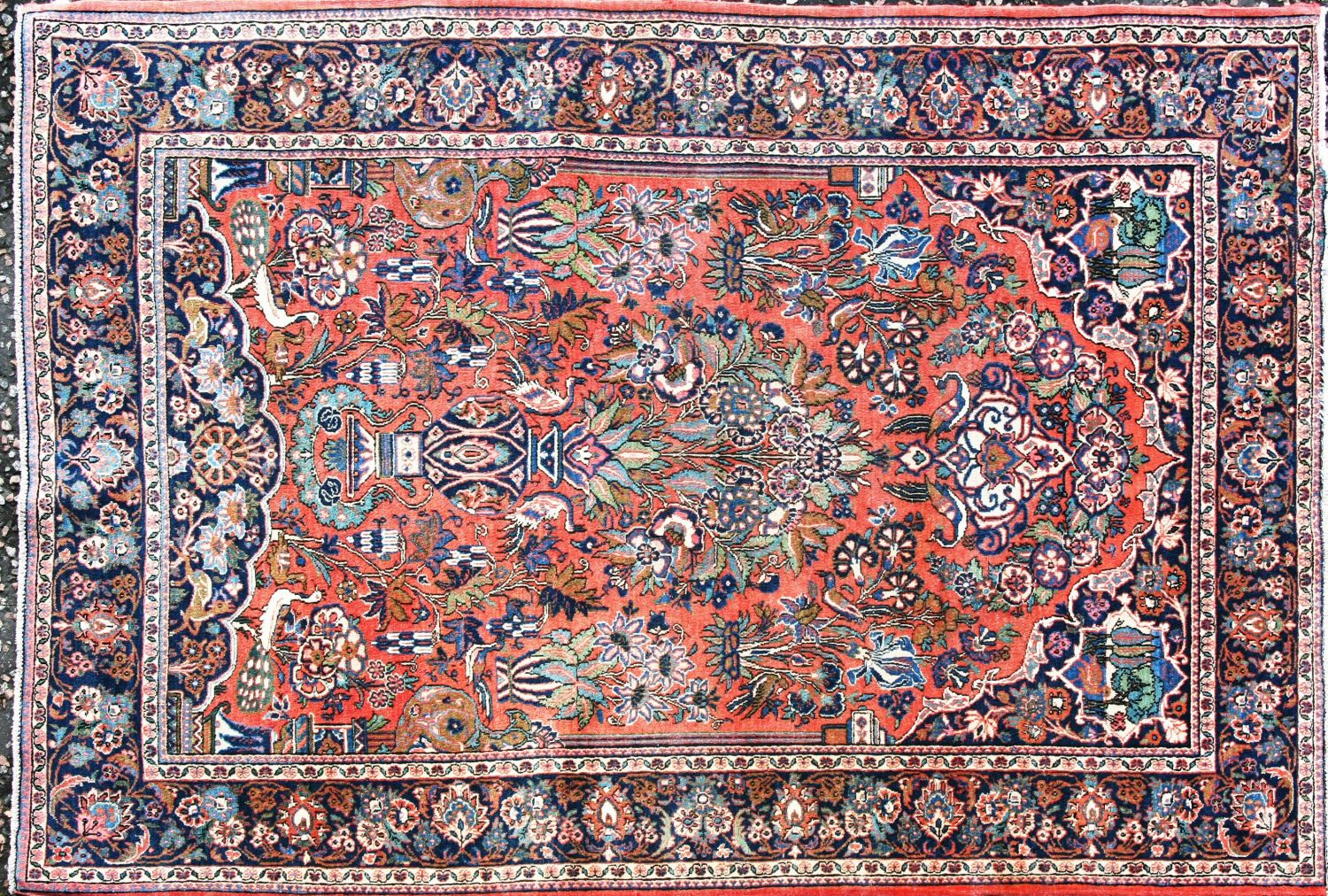 KASHAN PRAYER RUG