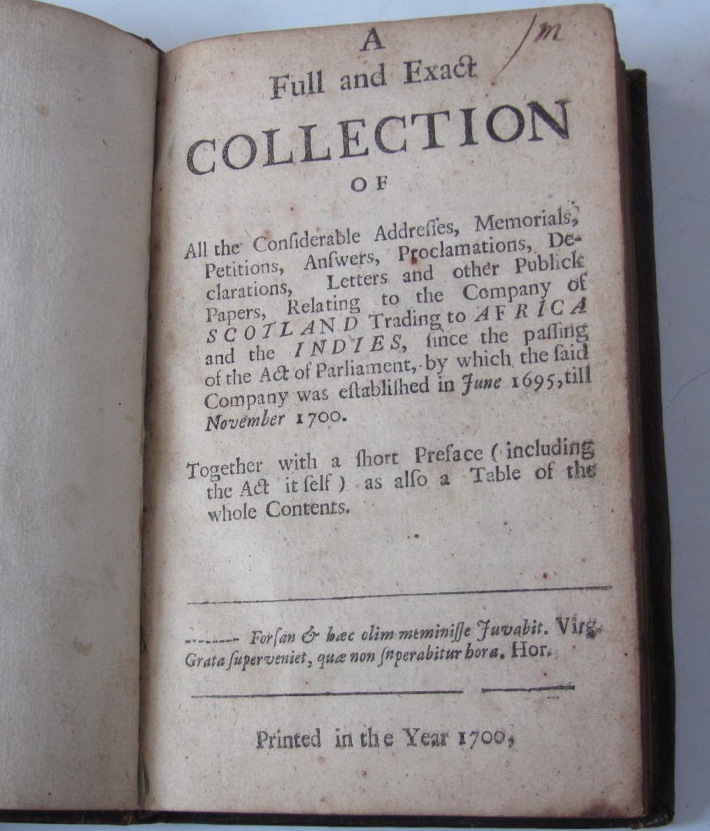 Darien - A full and exact collection of all the considerable addresses,