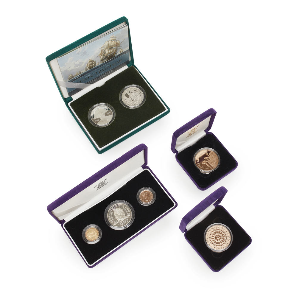 U.K. - A group of gold and silver proof coins