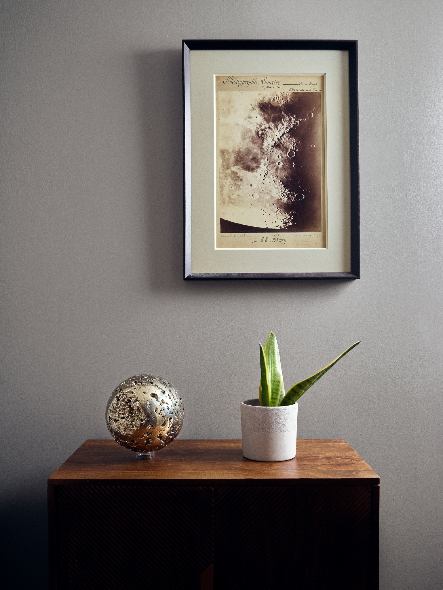 AN EARLY PHOTOGRAPHIC STUDY OF THE MOON