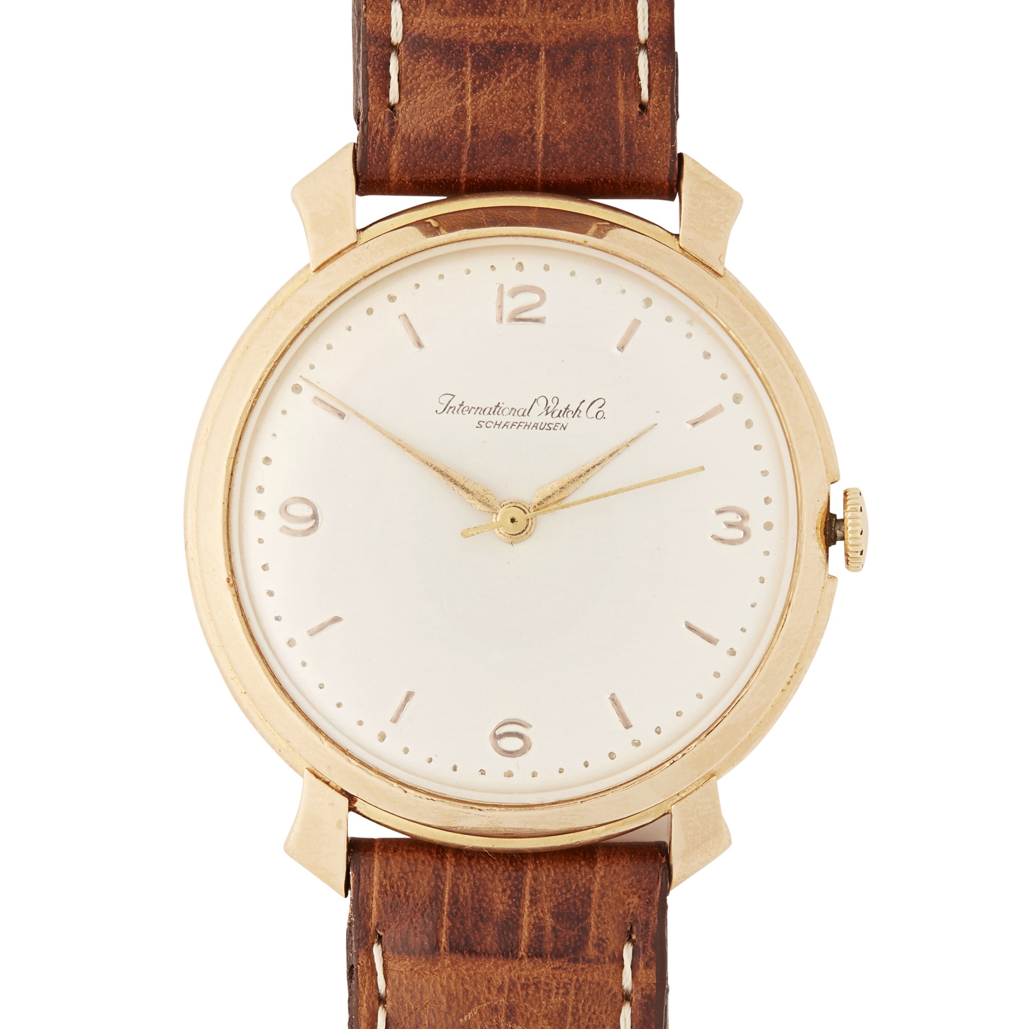 A gentleman's 18ct rose gold cased watch, IWC
