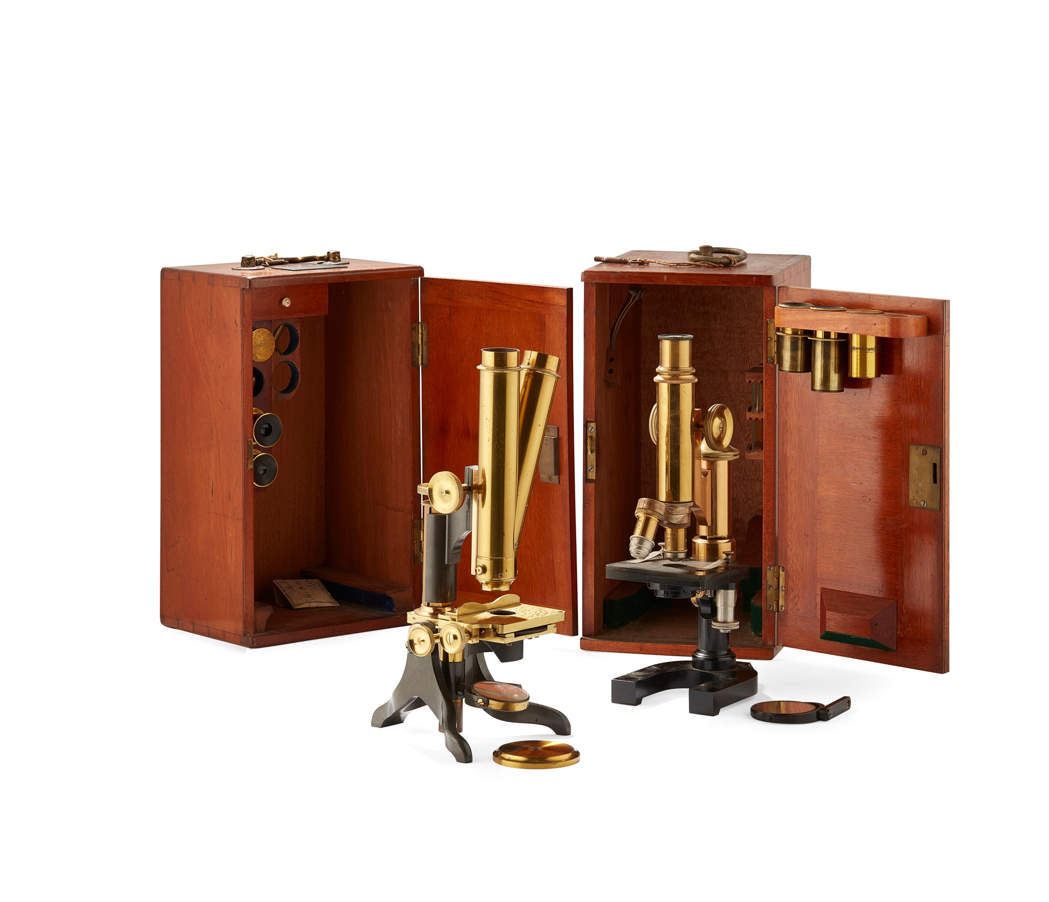 A COMPOUND MONOCULAR MICROSCOPE BY J. BROWN, GLASGOW