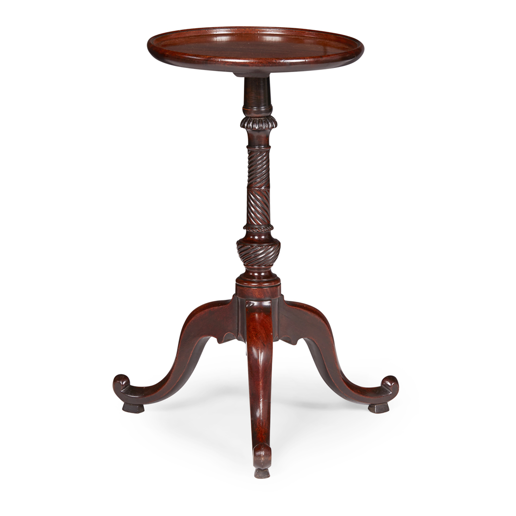 GEORGE III MAHOGANY WINE TABLE