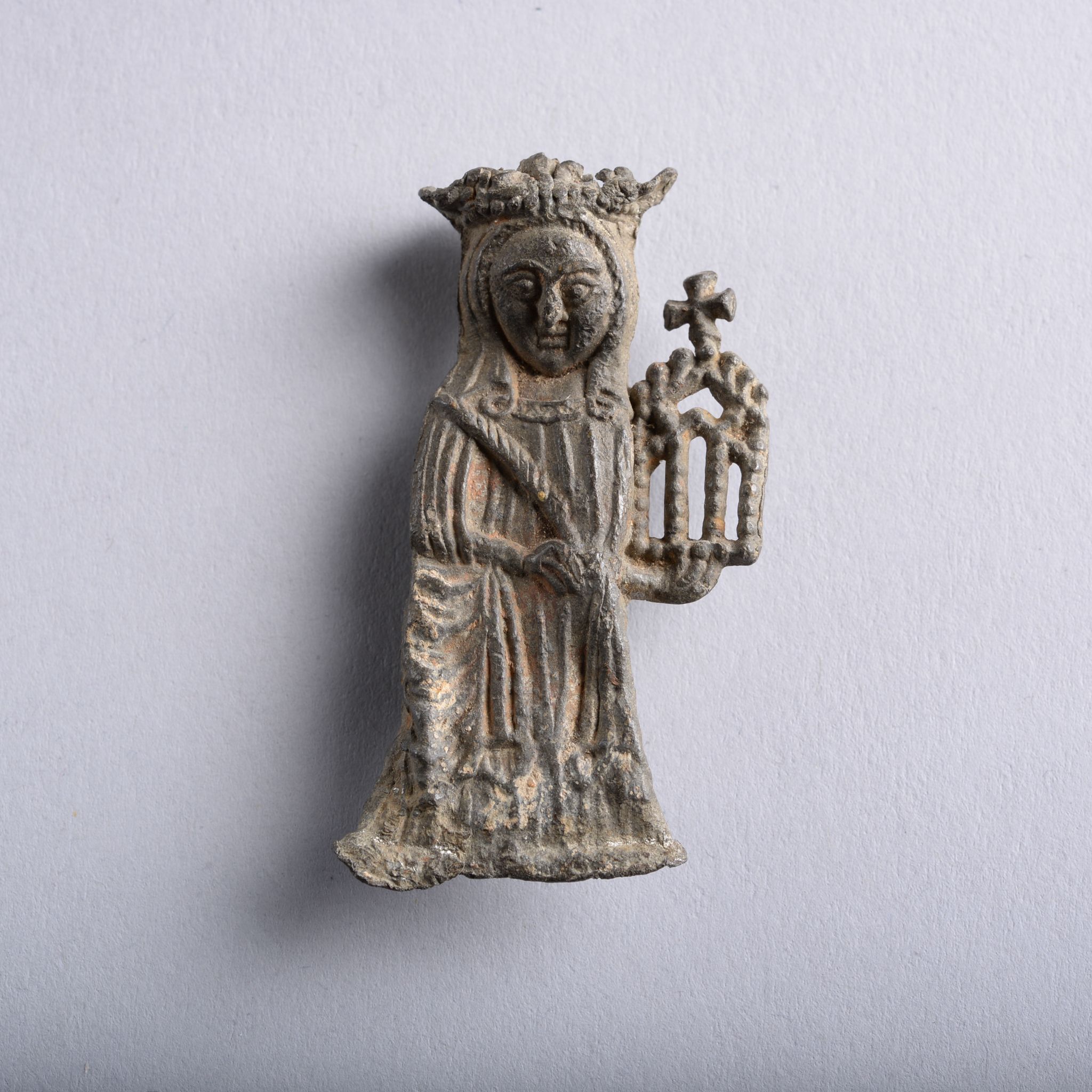 MEDIEVAL PILGRIM BADGE OF SAINT CLOTILDE