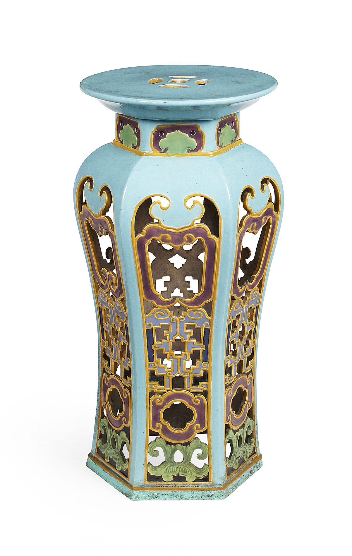 MINTON MAJOLICA JARDINIERE STAND