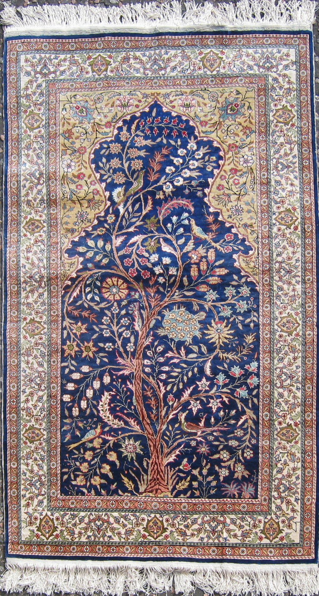 A Kayseri silk rug