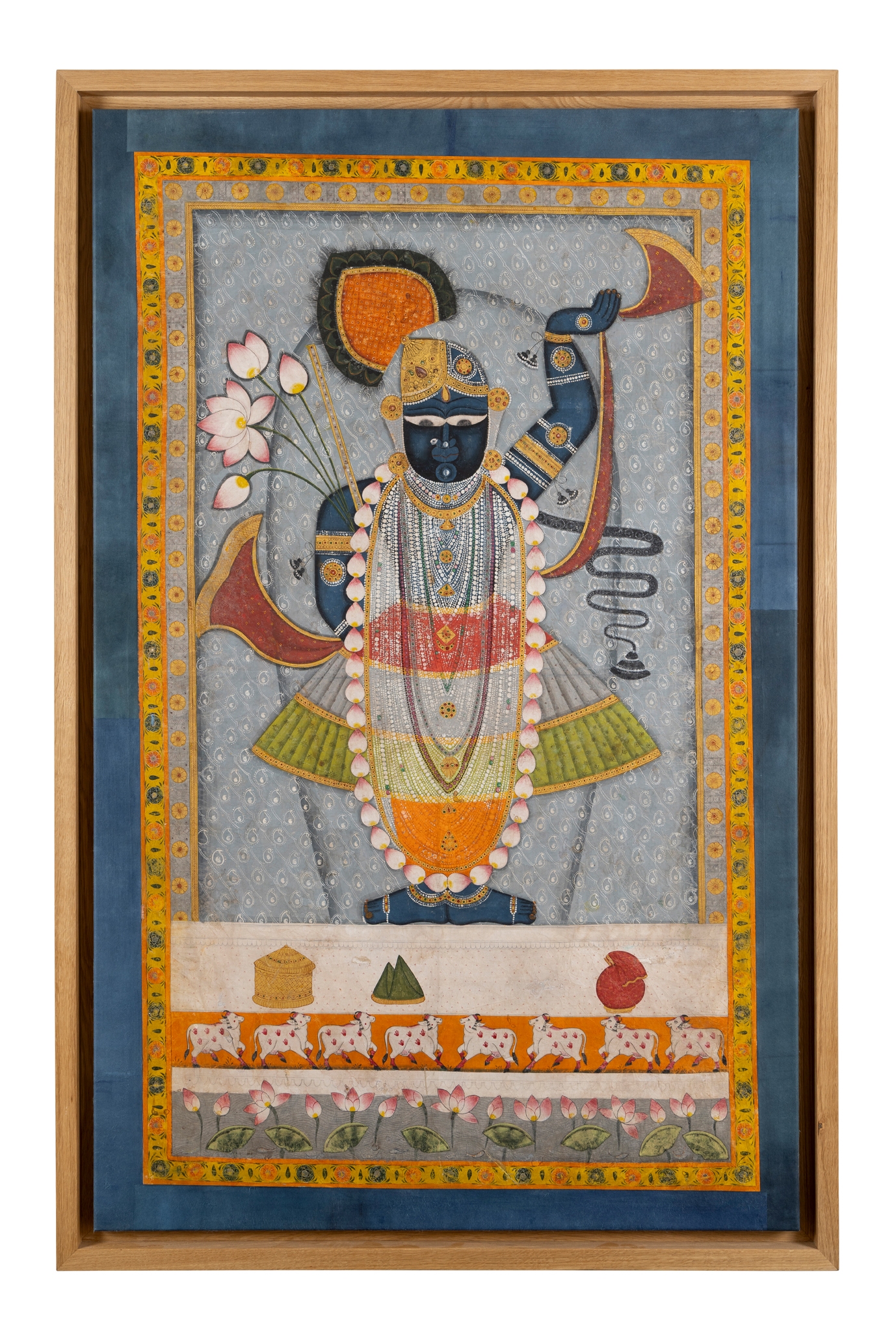 A FINE PICCHAVAI OF SRI NATHJI