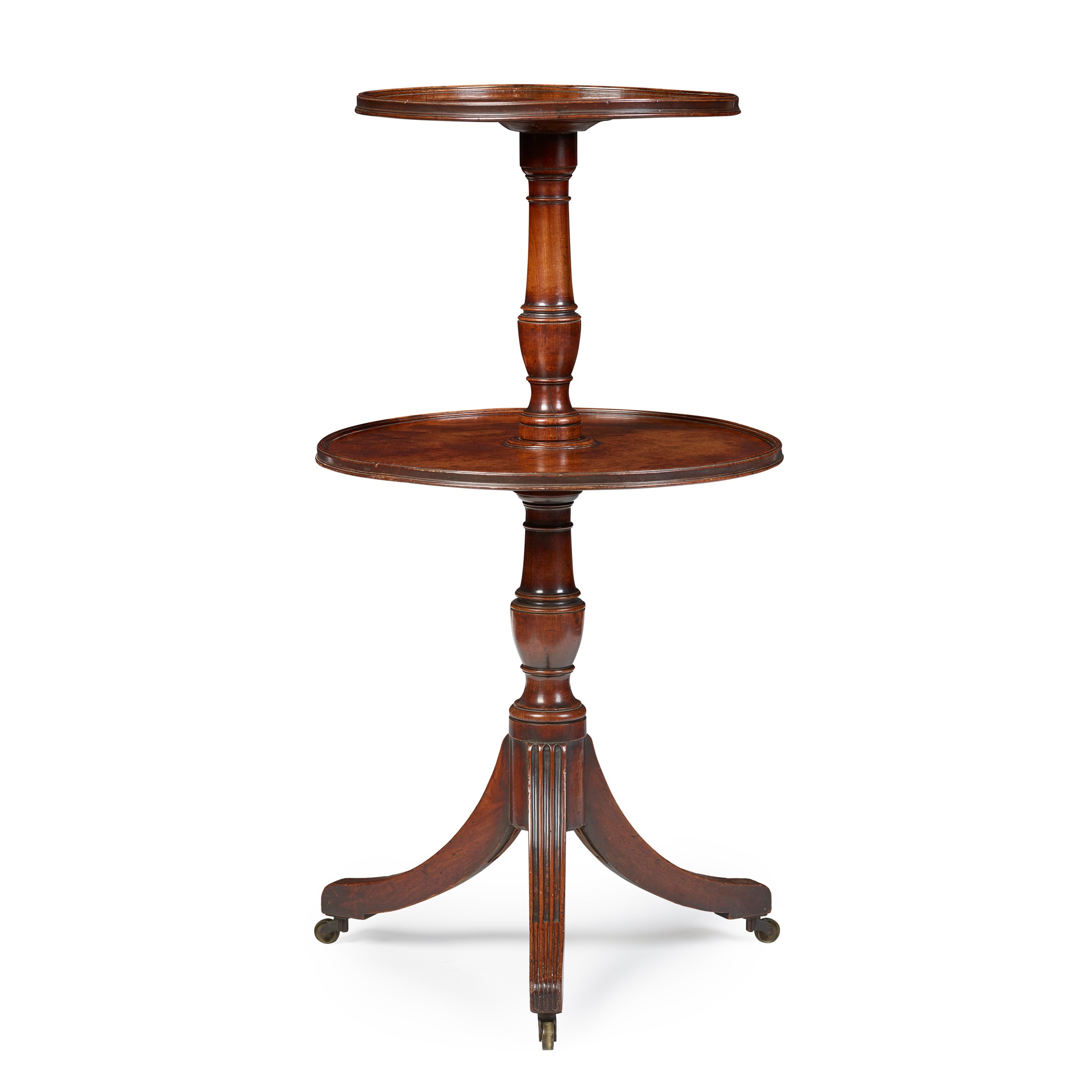 GEORGE III MAHOGANY DUMBWAITER