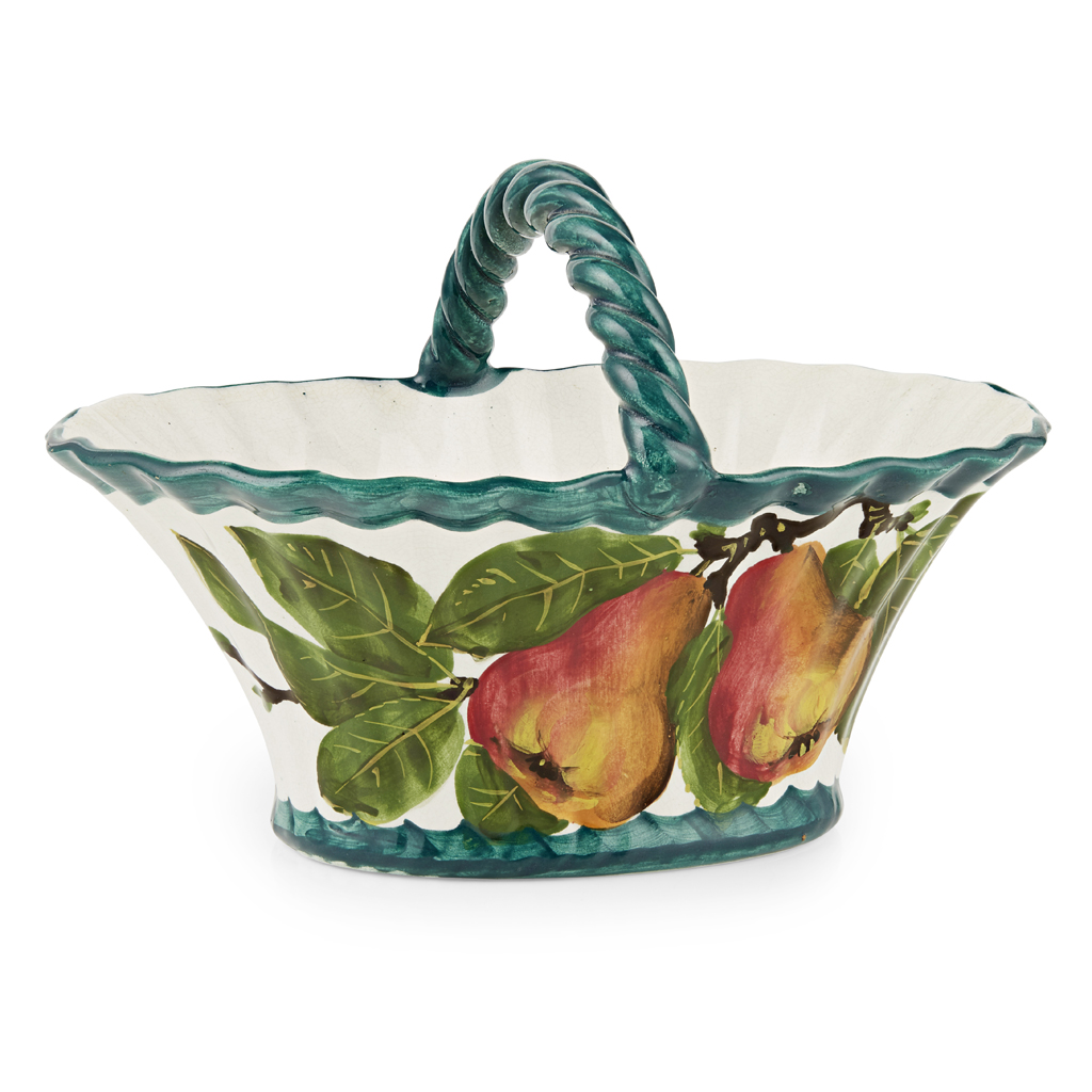A SMALL WEMYSS WARE BASKET