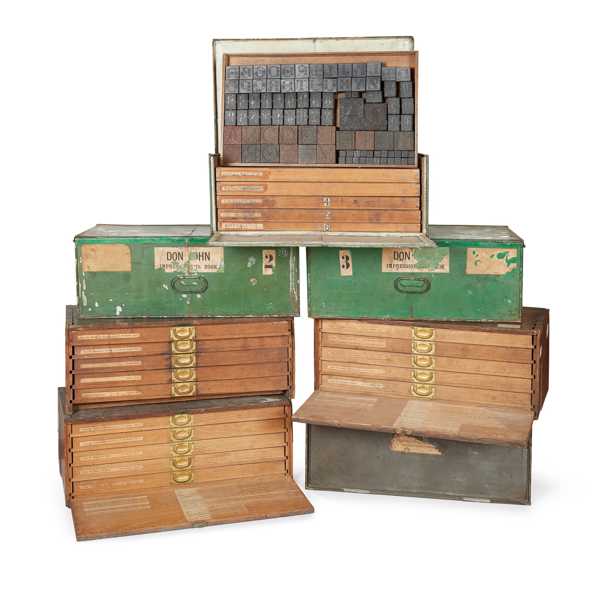 Engraved Copper Printing Blocks