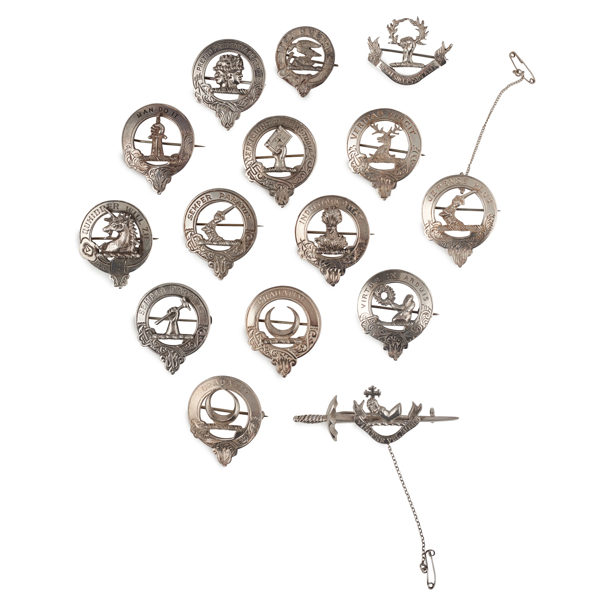 INVERNESS – A GROUP OF SCOTTISH PROVINCIAL CLAN BADGES