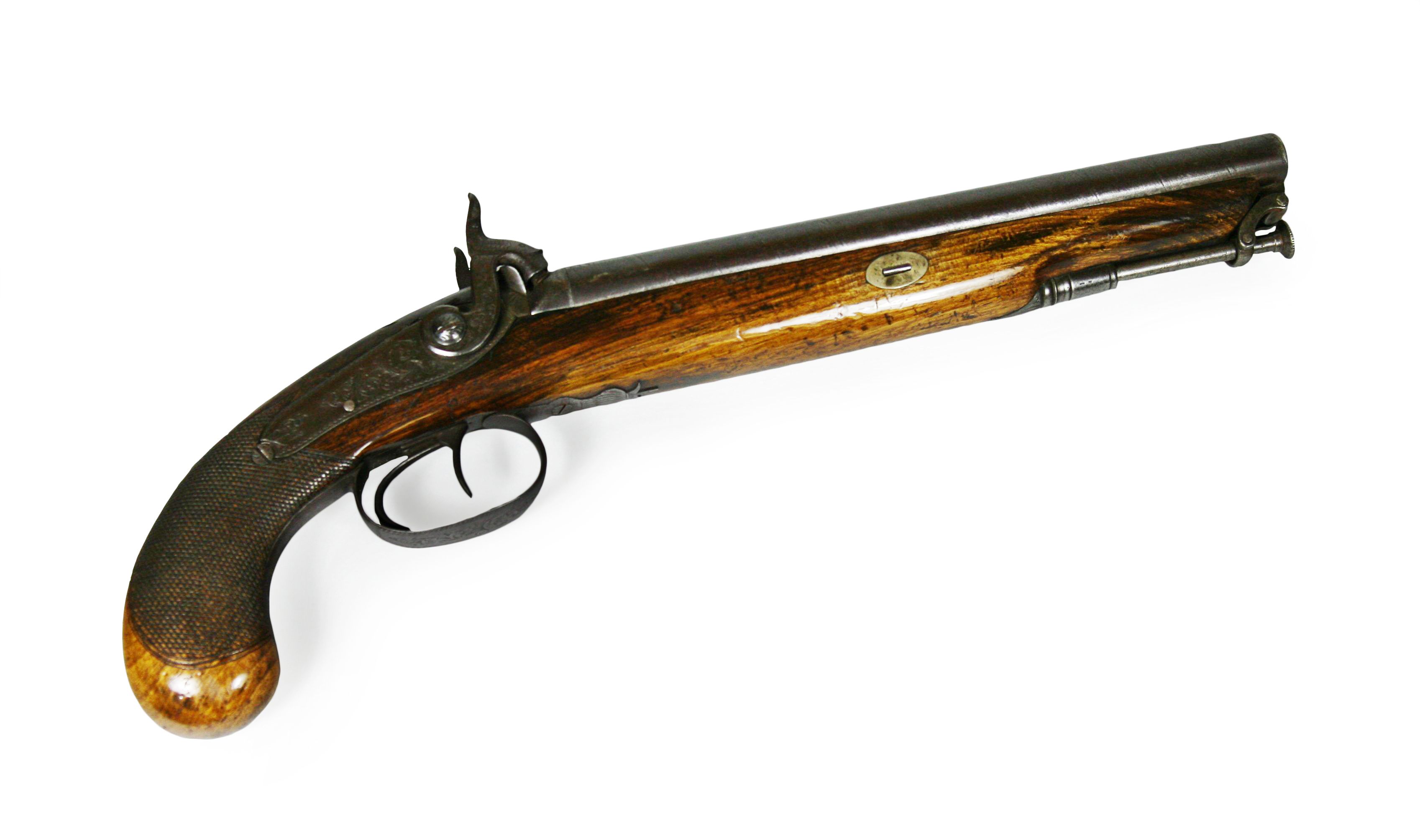 PERCUSSION DOUBLE BARREL OFFICER'S PISTOL