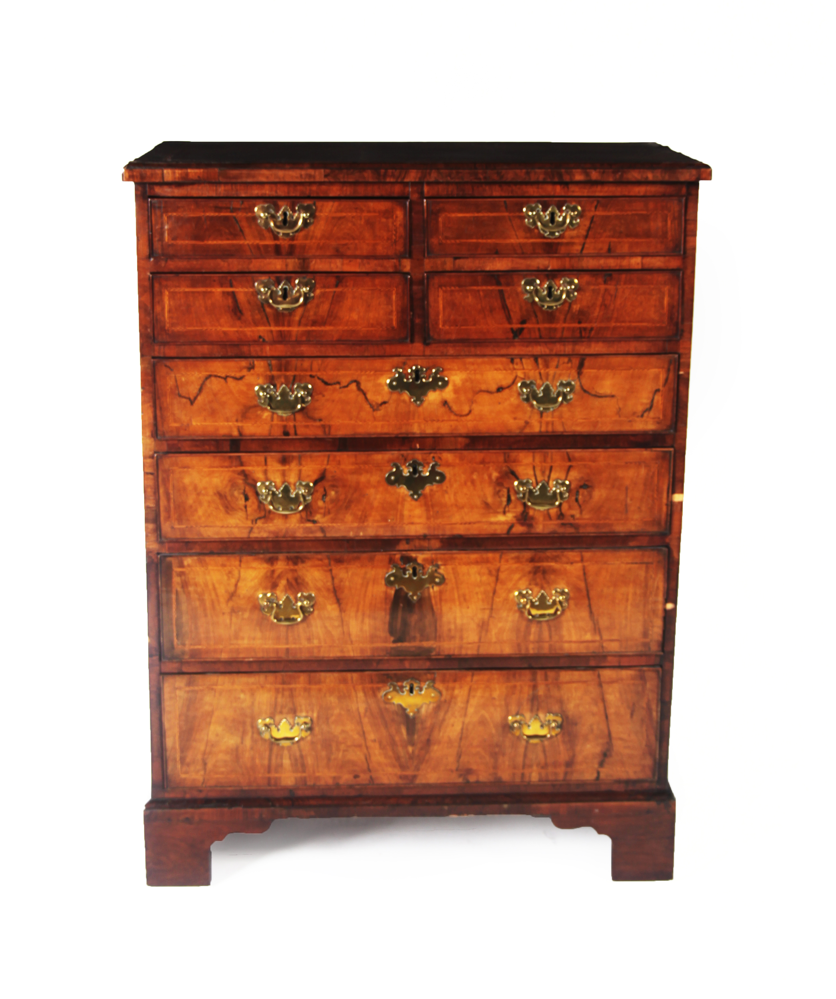 GEORGIAN WALNUT TALL BOY