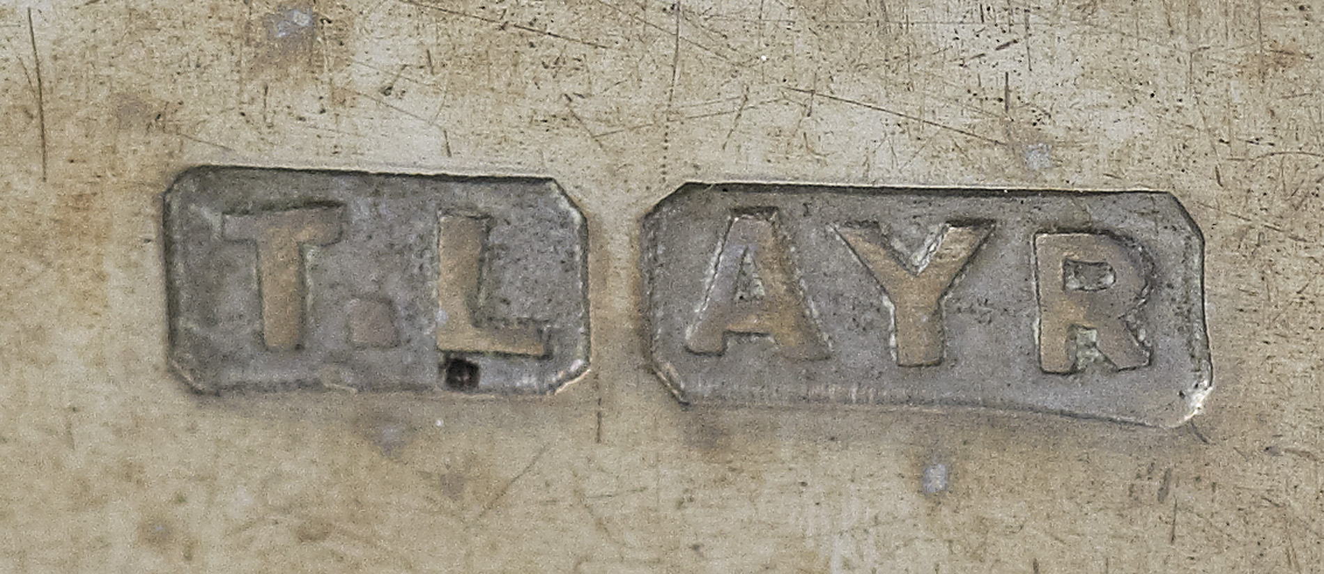 Ayr - a set of six silver plated Scottish provincial tablespoons