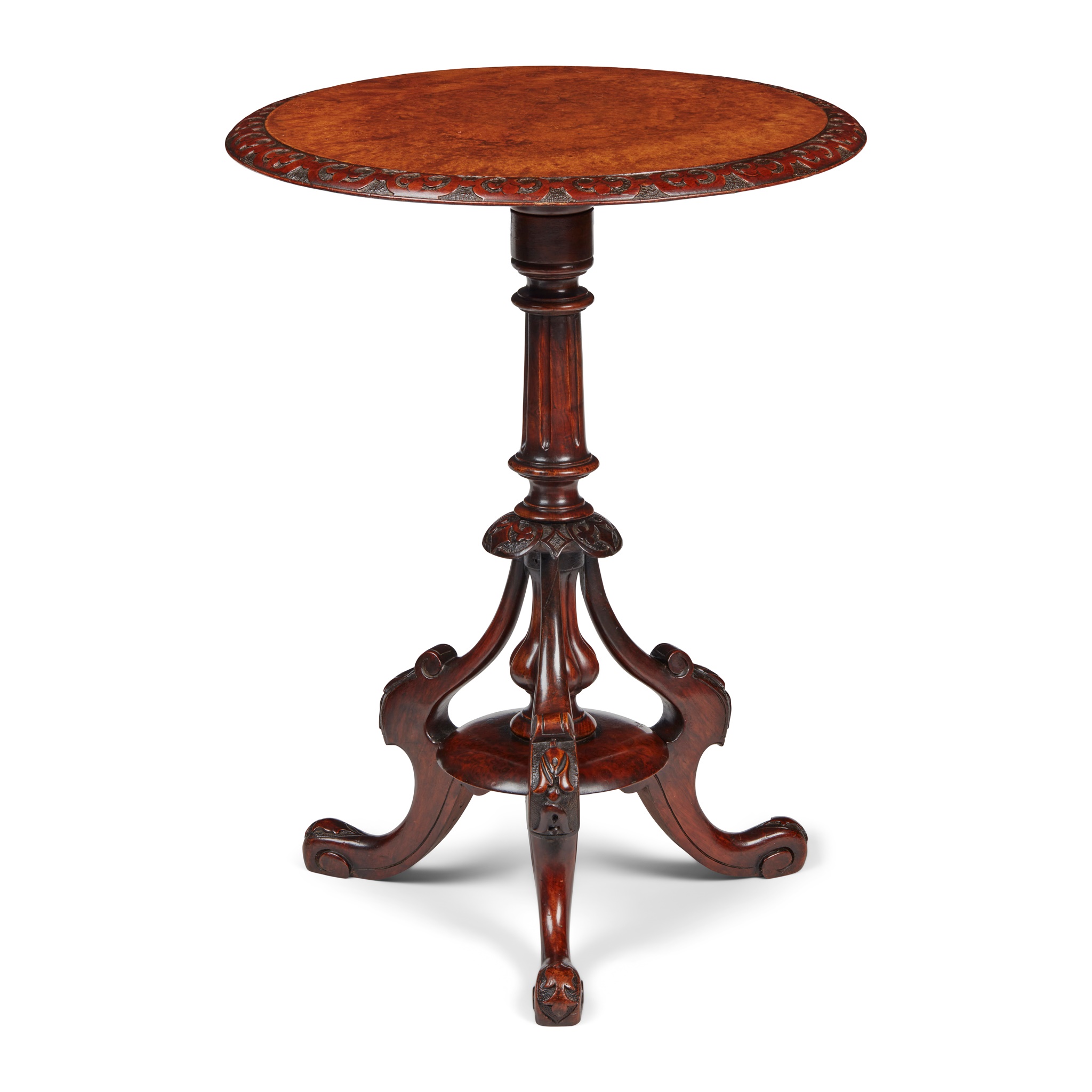 IRISH WALNUT TRIPOD TABLE
