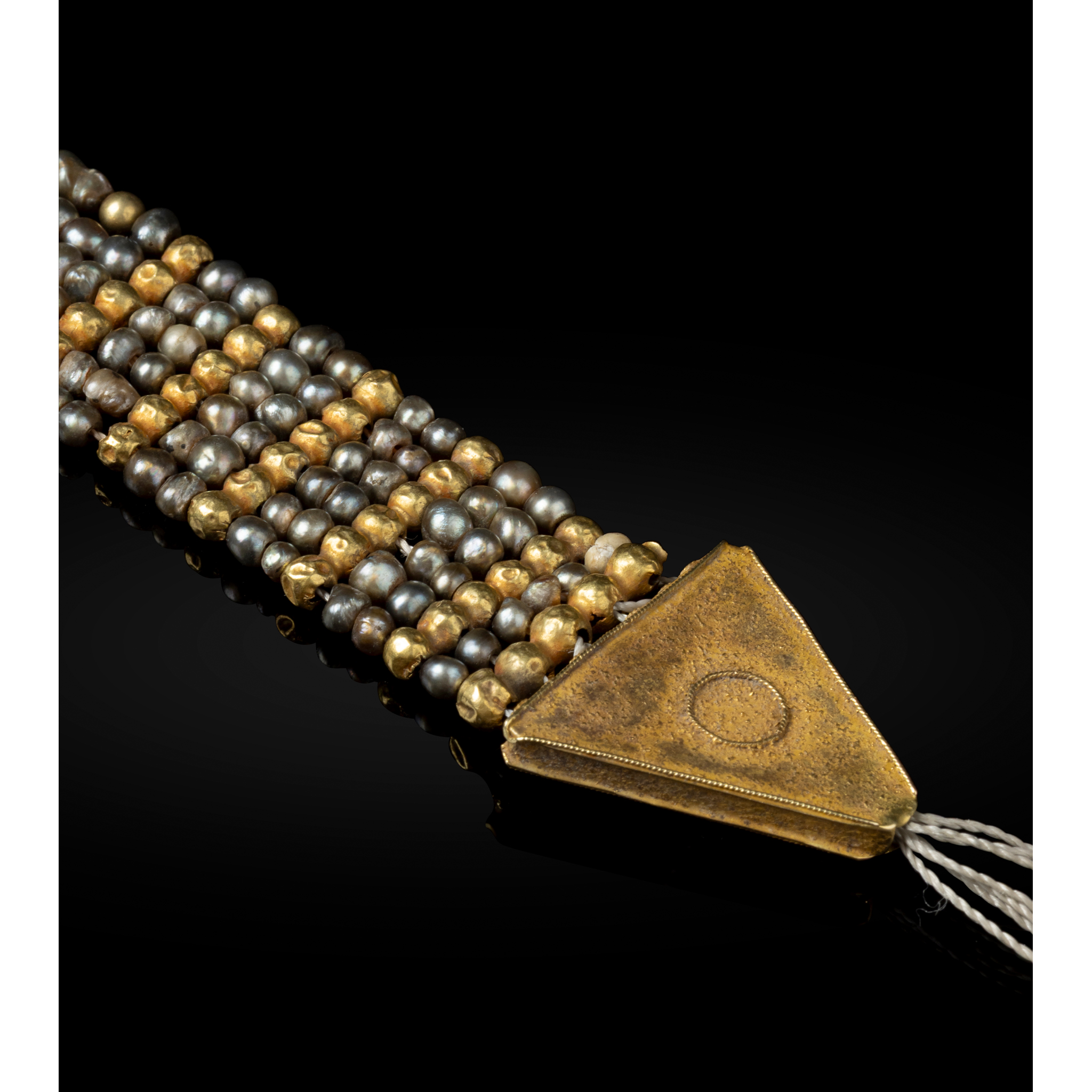 A SELJUK COMPOSITE NECKLACE WITH NATURAL PEARLS