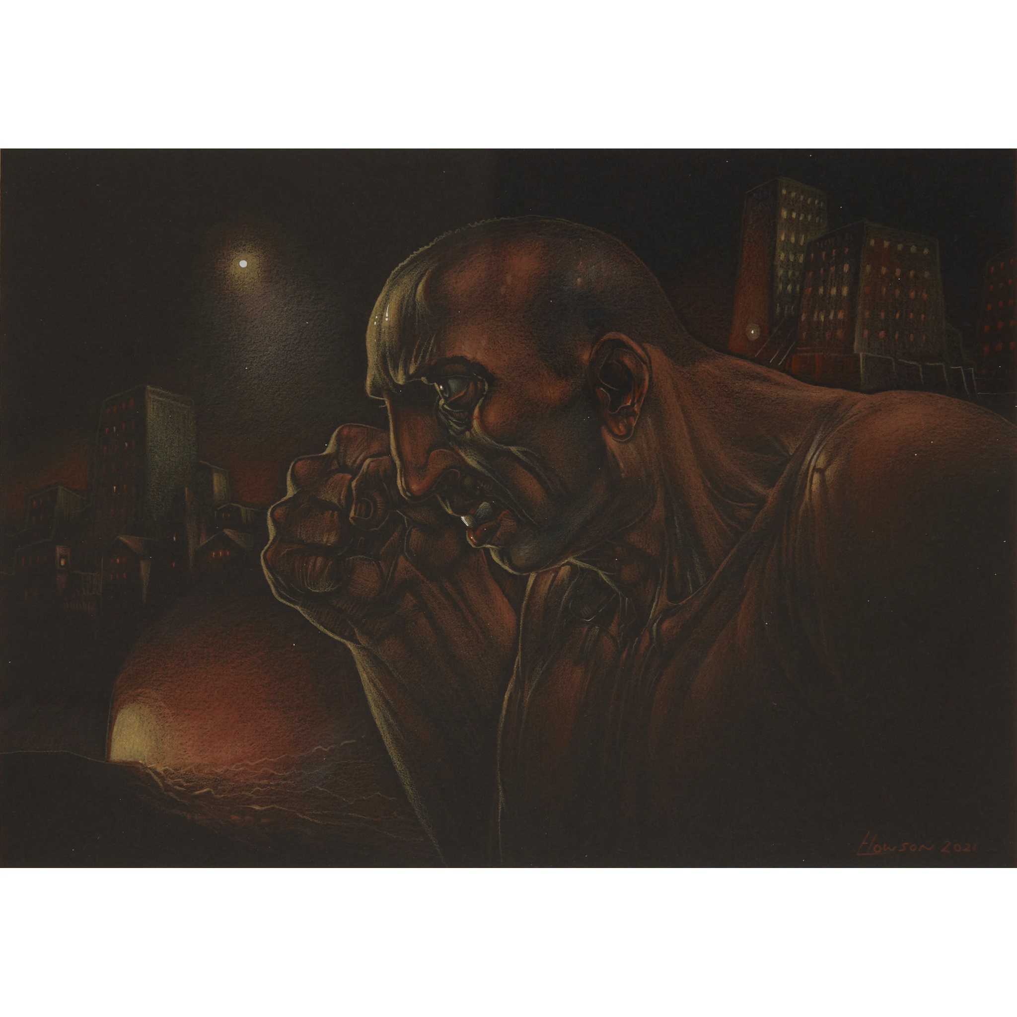 PETER HOWSON O.B.E. (SCOTTISH 1958-)
