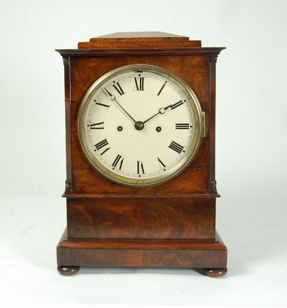 A Regency period mahogany bracket clock, by James Whitelaw, Edinburgh