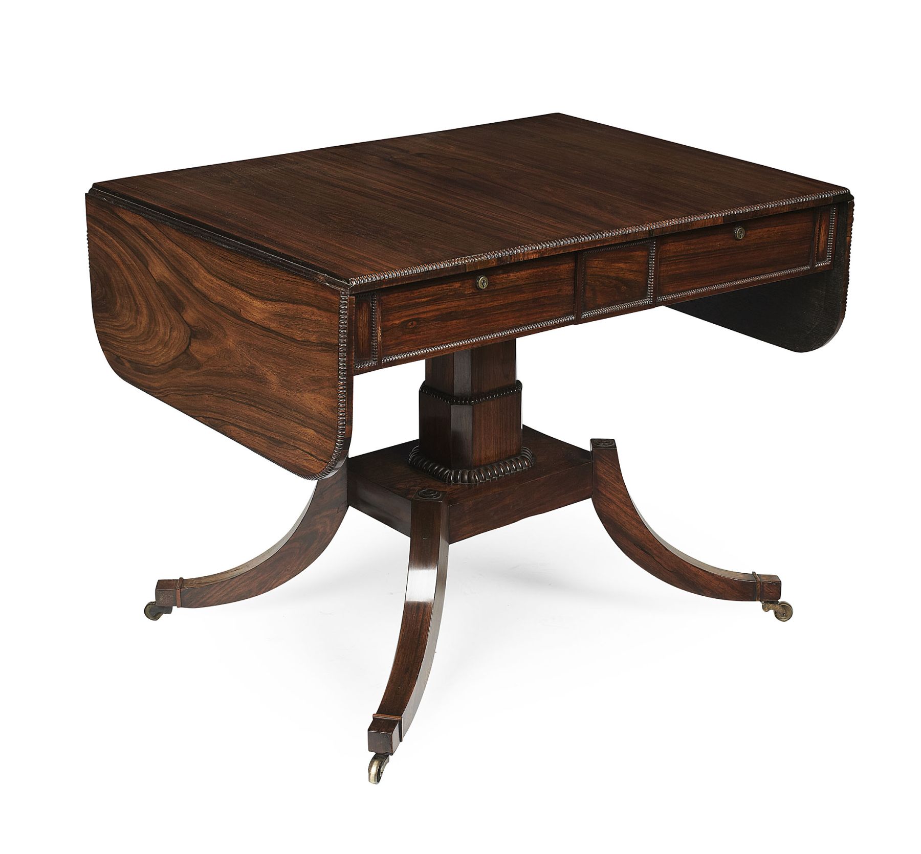 REGENCY ROSEWOOD SOFA TABLE