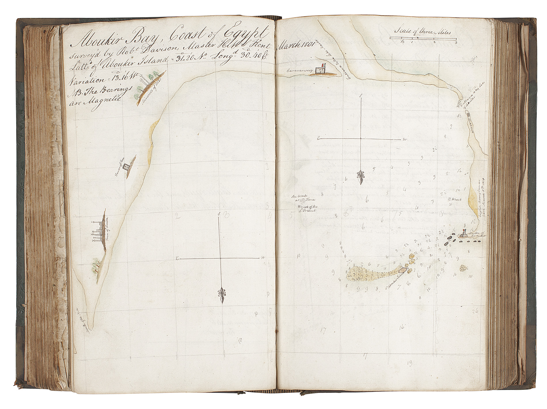 Naval Log - His Majesty's Ship Kent, 1 May 1800 - 7 October 1803