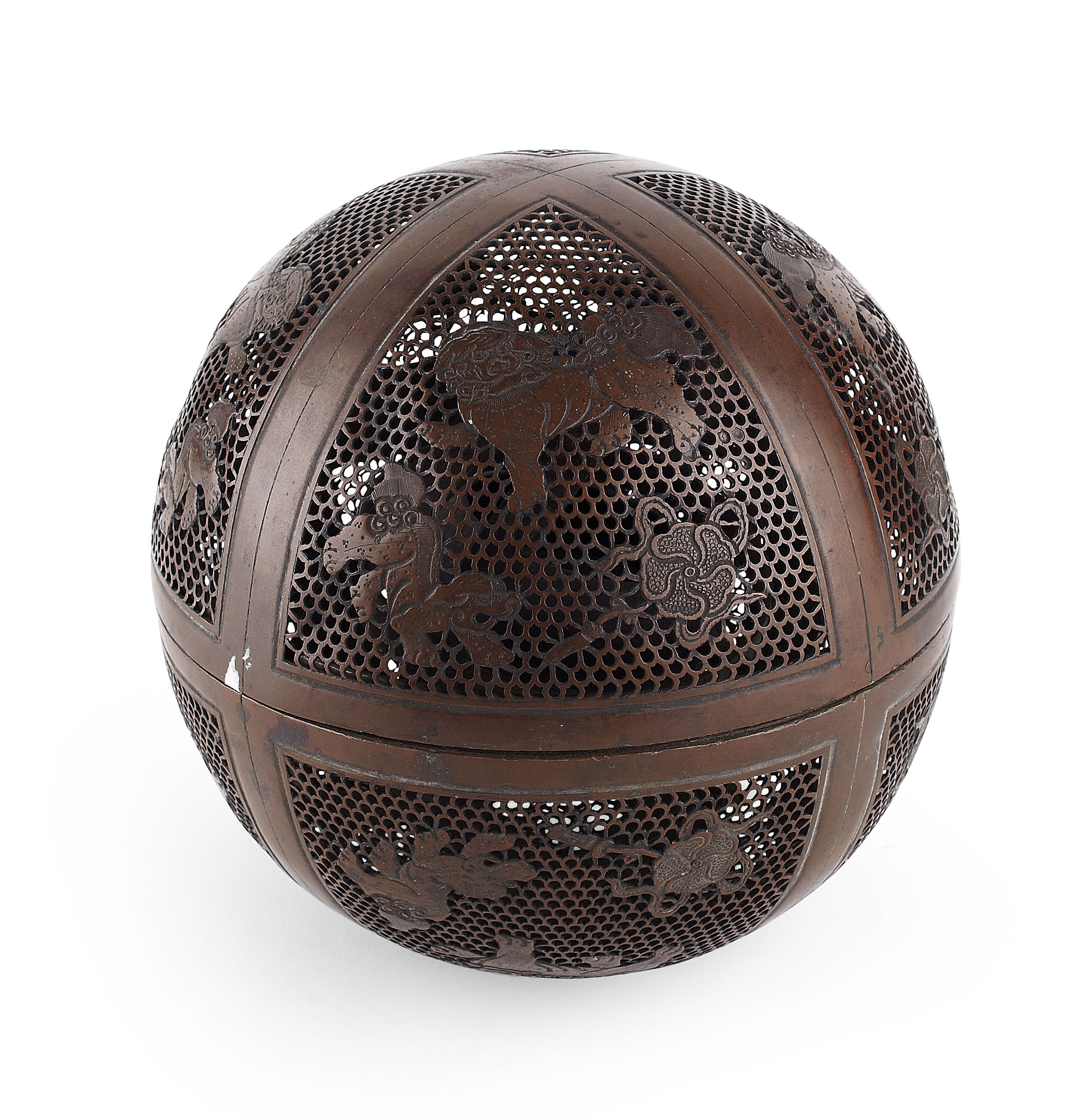 CHINESE BRONZE LANTERN