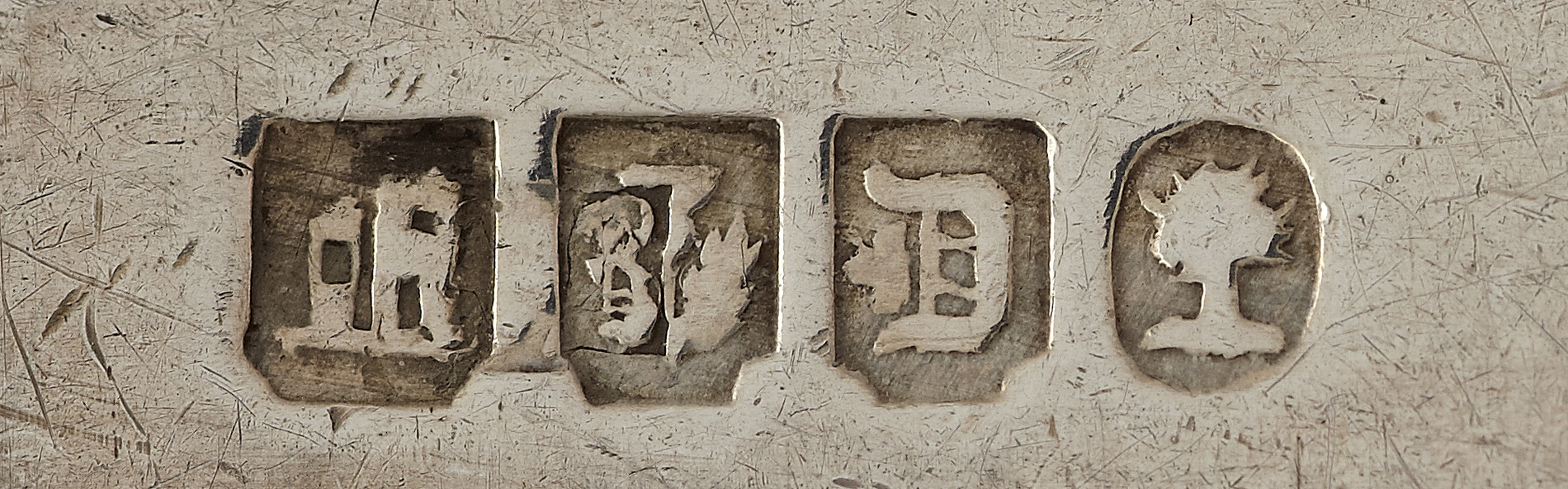 Dumfries / Castle Douglas - a pair of Scottish provincial toddy ladles