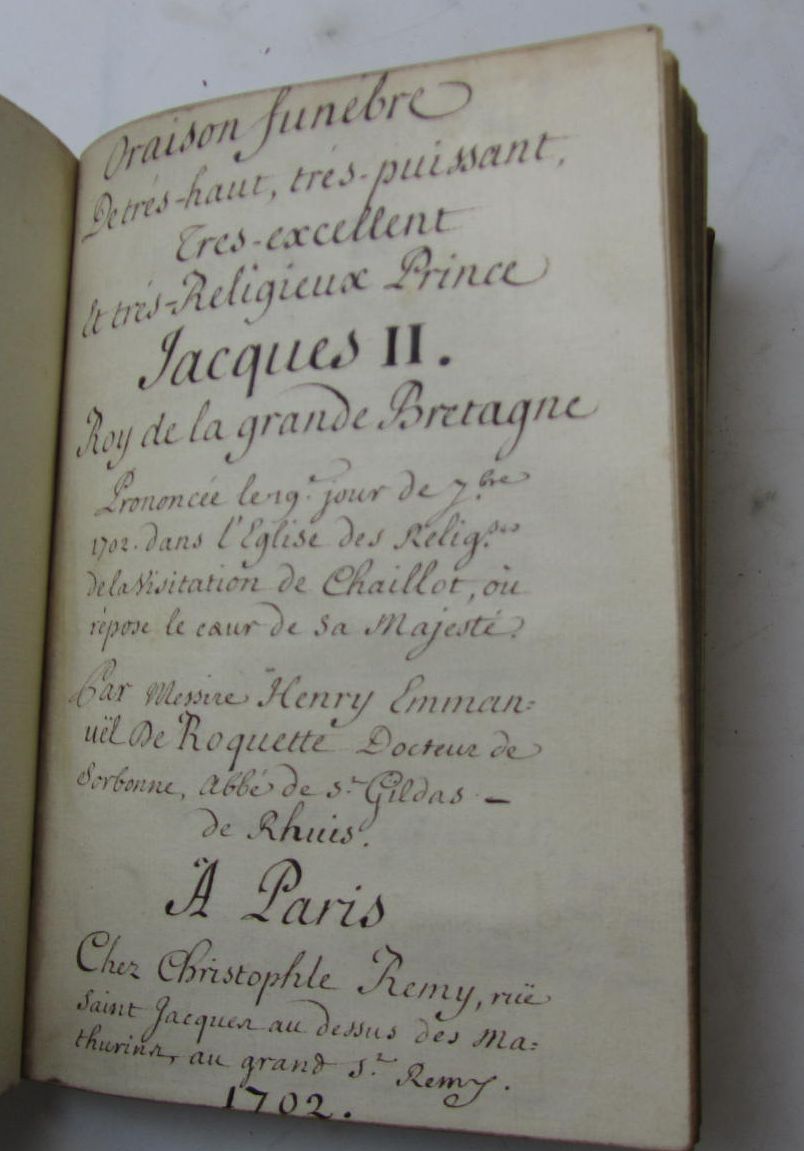 Fine armorial binding - Cardinal Duke of York