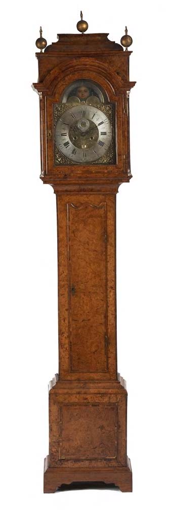Thomas Ogden, Halifax A fine 18th century burr elm cased 8-day longcase clock,