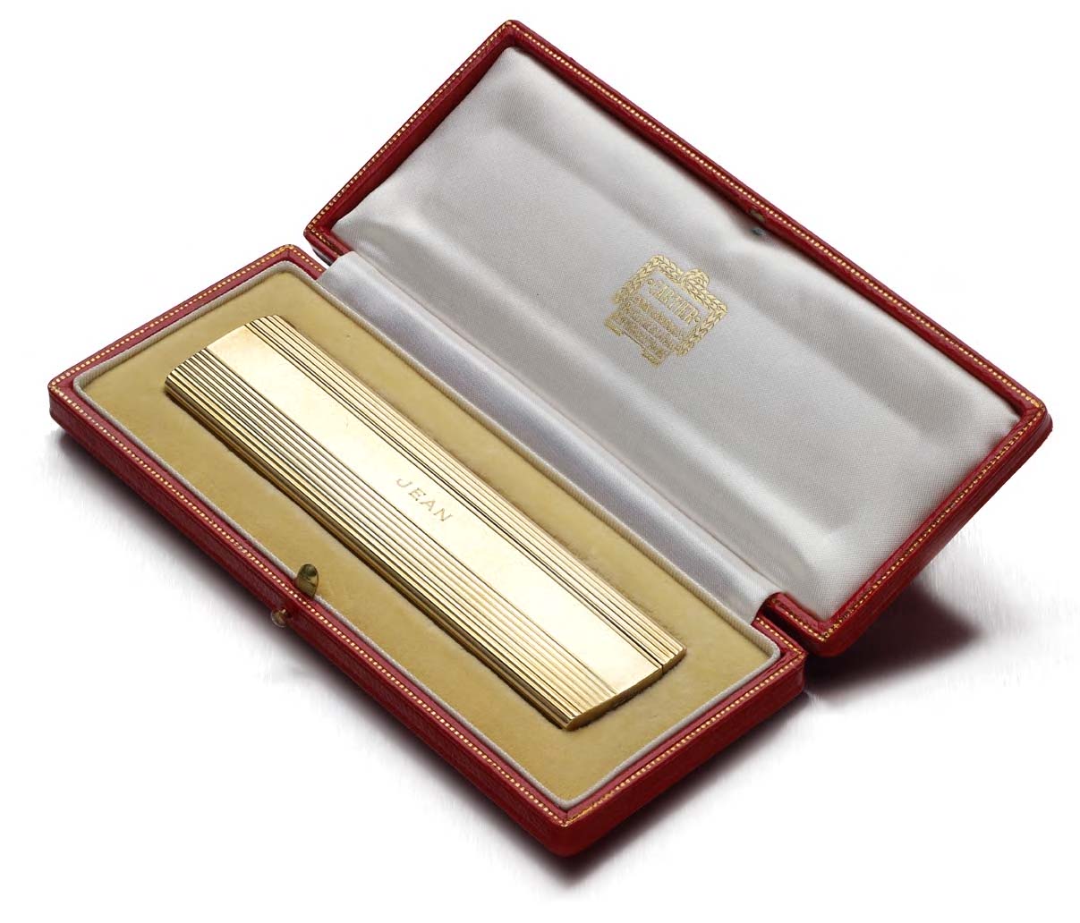 A 1960's 9ct gold mounted comb,