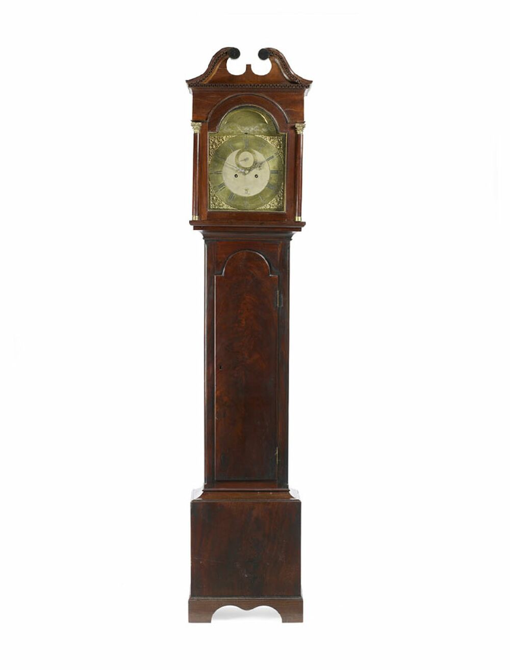A George III period mahogany longcase clock