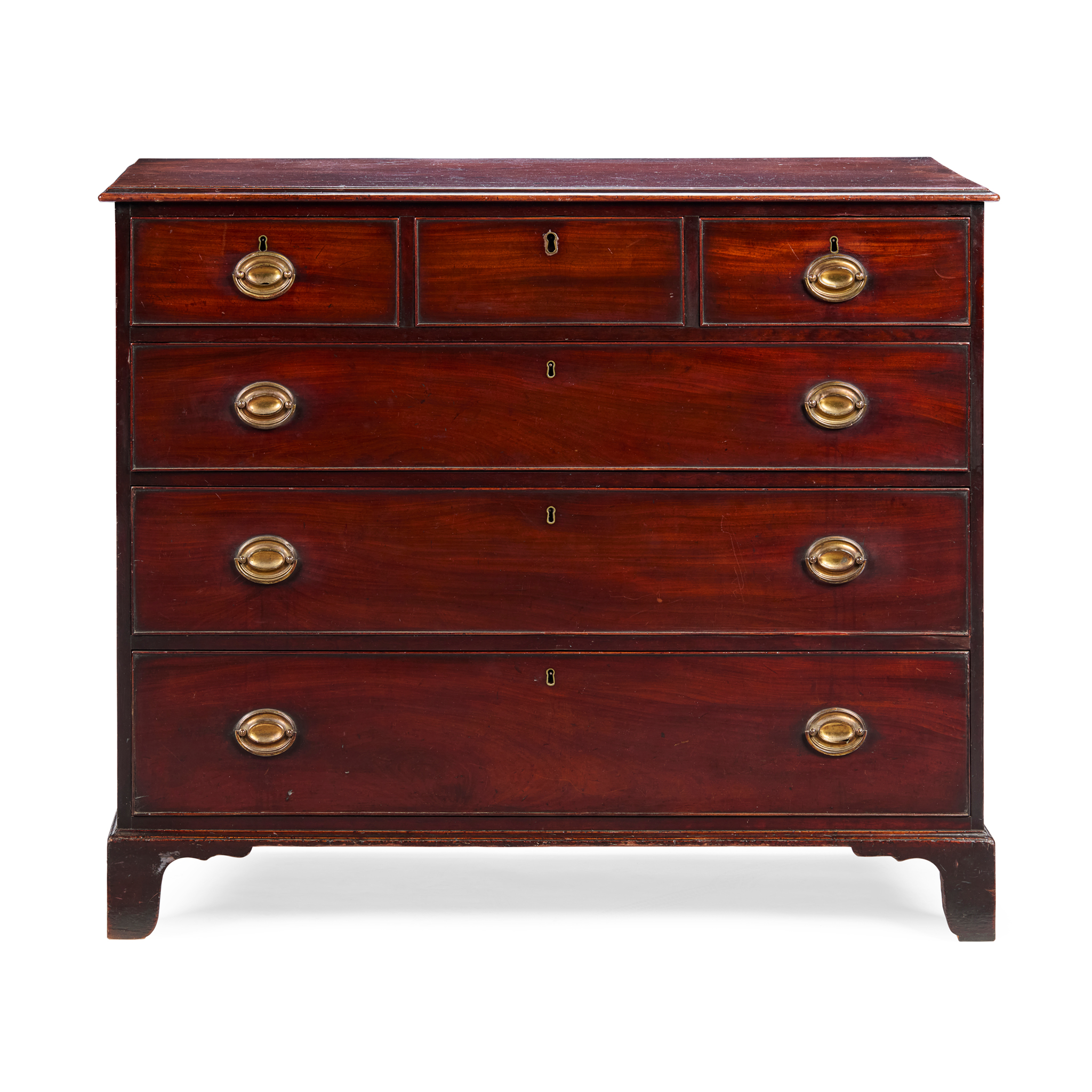 SCOTTISH GEORGE III MAHOGANY CHEST OF DRAWERS