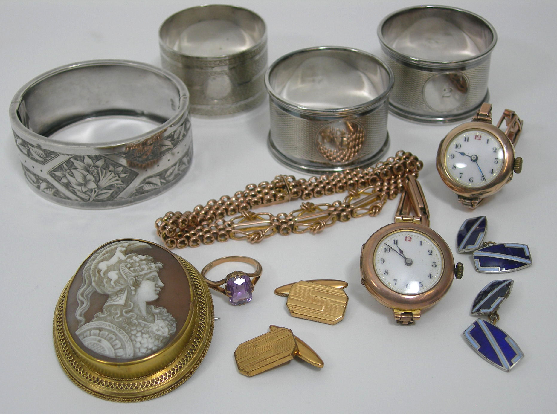 A collection of items,