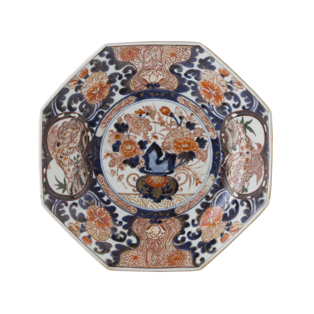 HEXAGONAL IMARI DISH