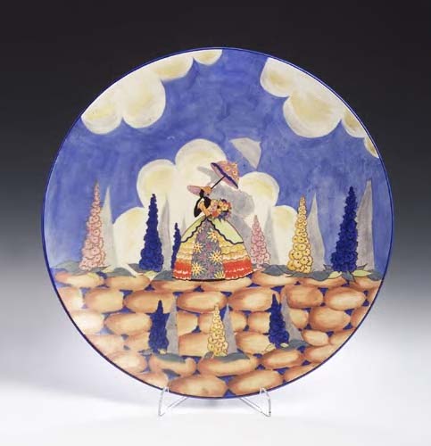 A Carlton Ware 'Handcraft' wall plaque,