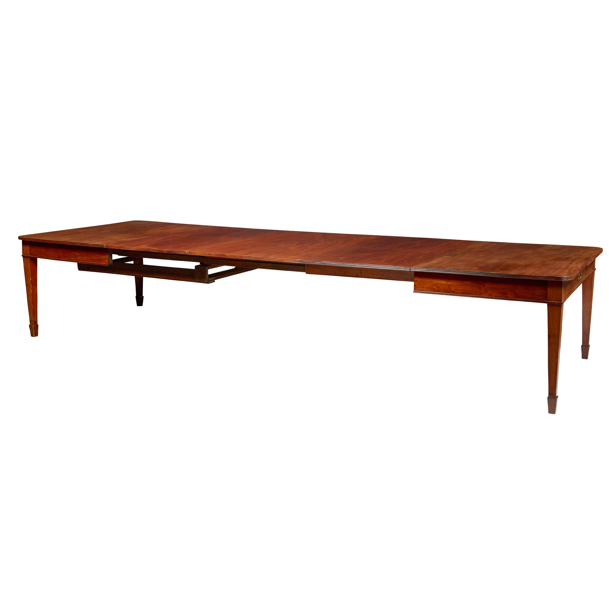 LATE VICTORIAN MAHOGANY EXTENDING DINING TABLE, ALEXANDER MACKENZIE & CO., GLASGOW