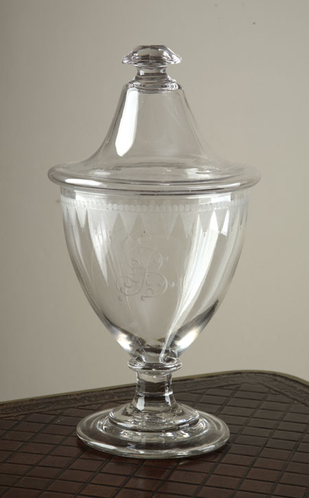 A large19th century drinking glass