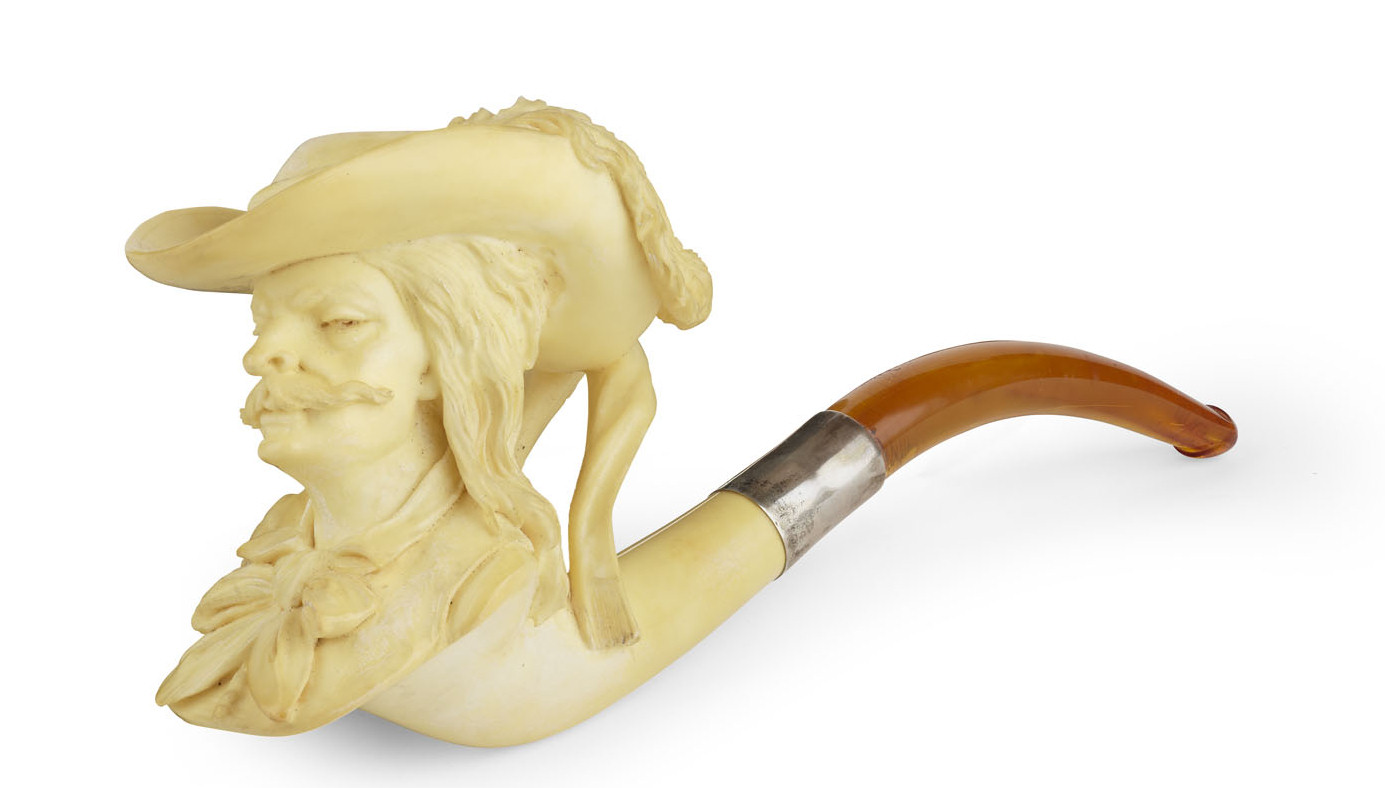 CASED MEERSCHAUM PIPE