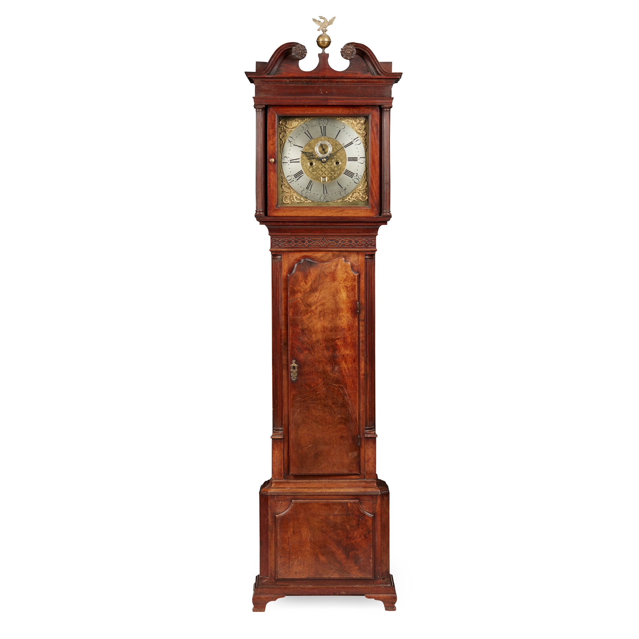 GEORGE III MAHOGANY LONGCASE CLOCK, BY THOMAS ATKINSON, ORMSKIRK