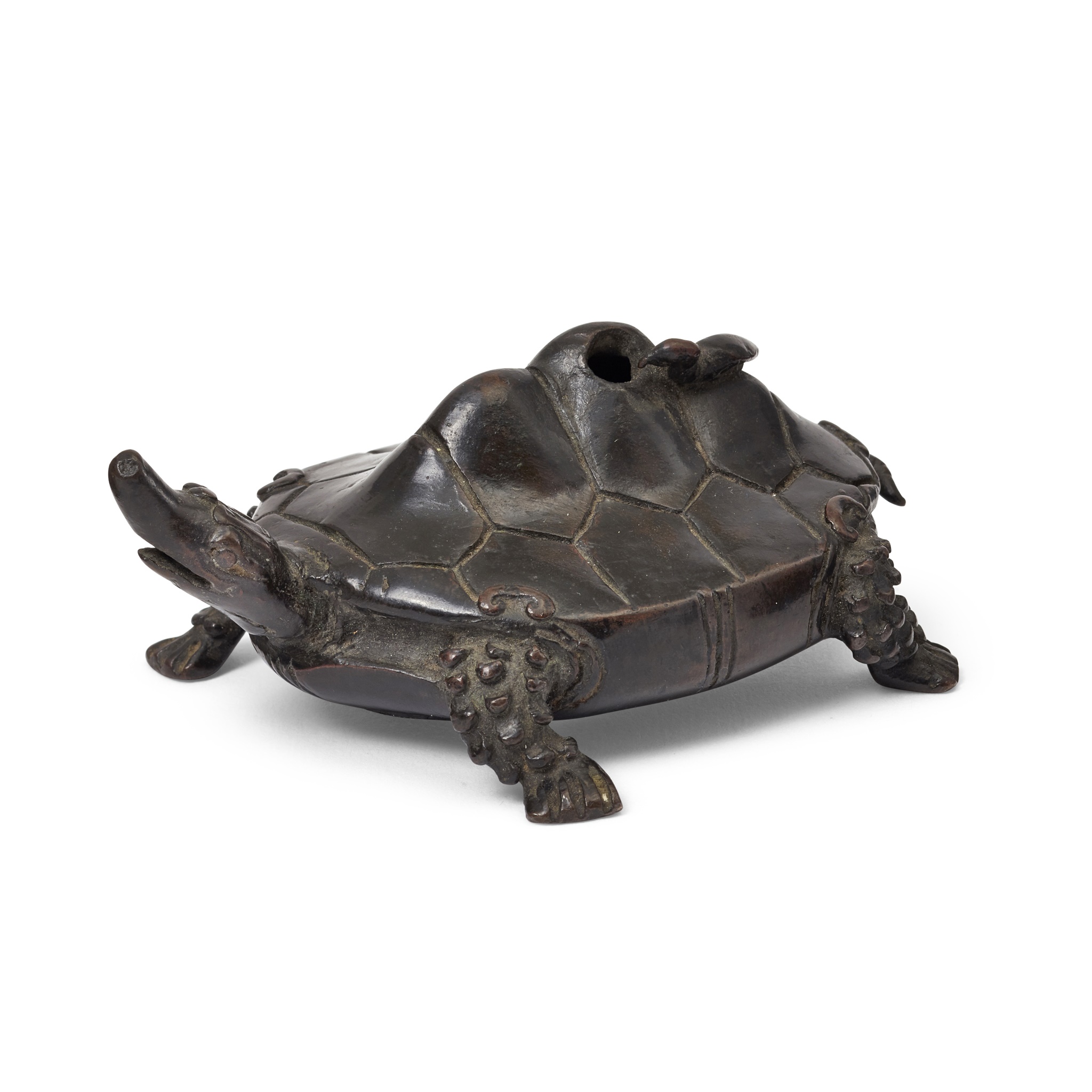 BRONZE 'TORTOISE' WATER DROPPER