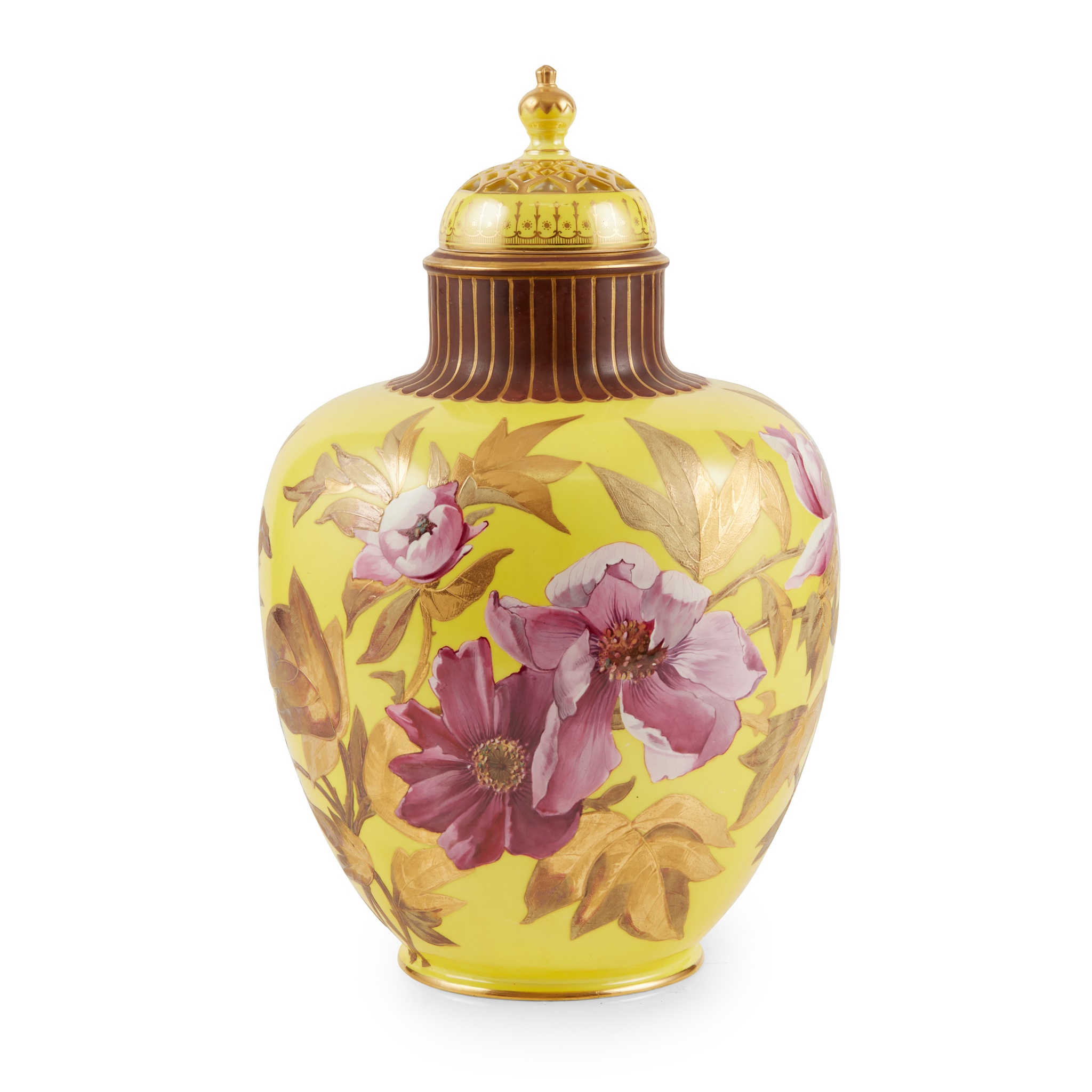 DERBY CROWN PORCELAIN POT POURRI