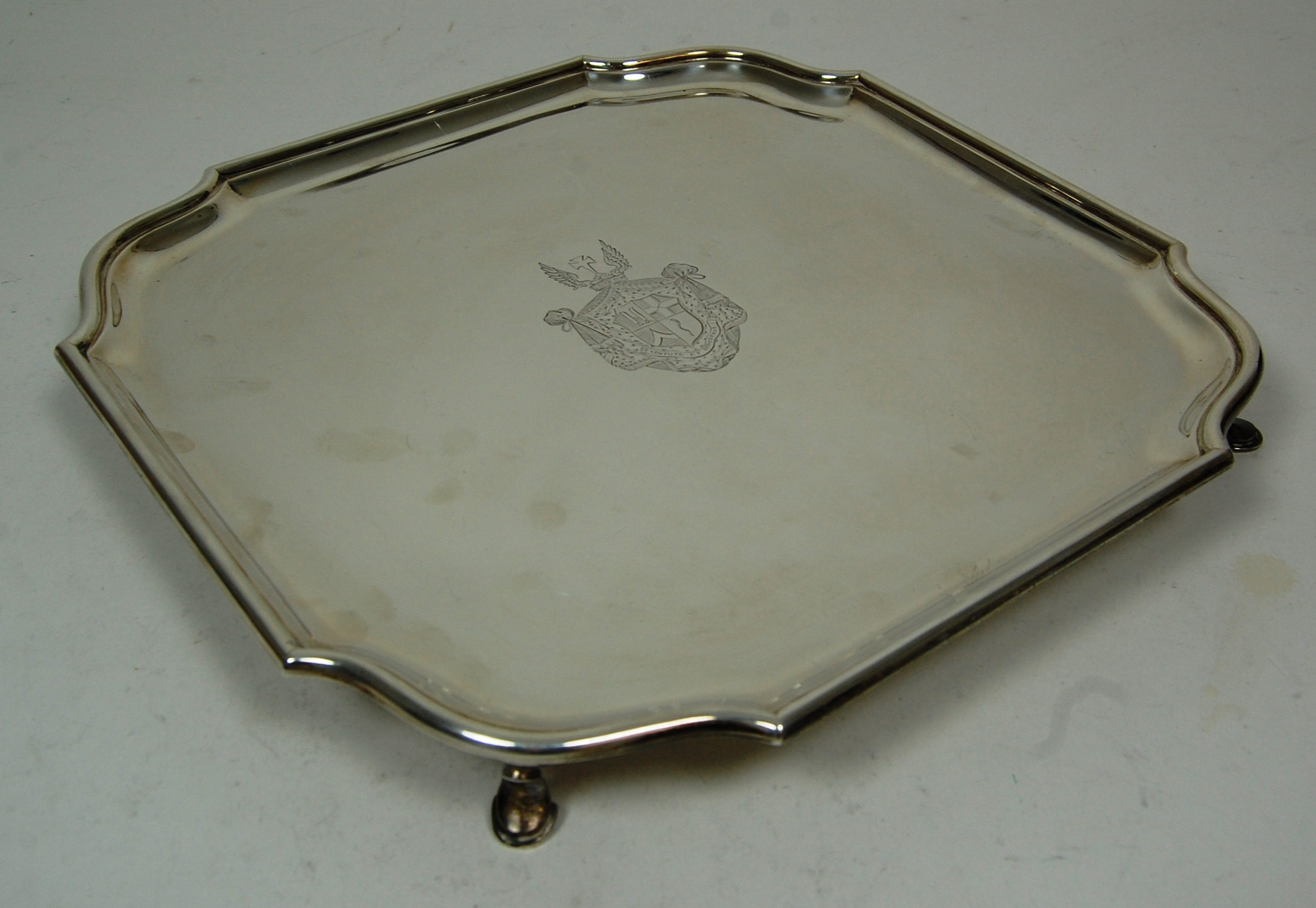 A modern square salver