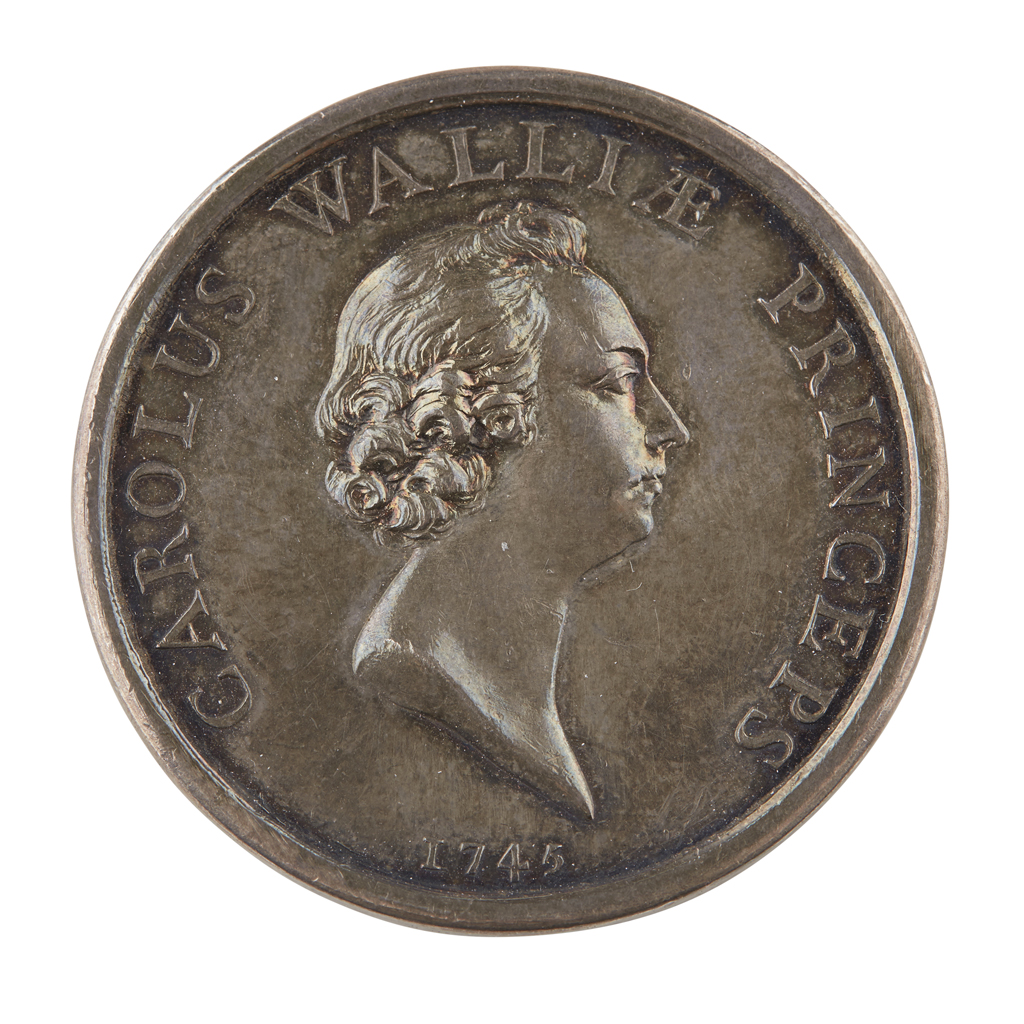 JACOBITE SILVER TREATY OF AIX-LA-CHAPELLE MEDALLION