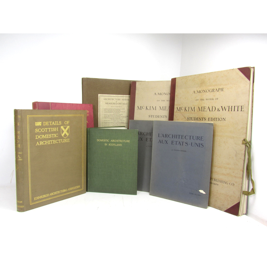 Architecture - 8 books, including Greber, Jacques