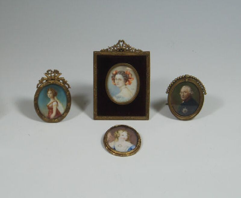 A group of portrait miniatures