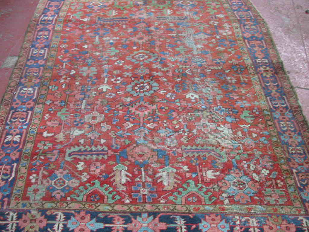 A Heriz carpet,
